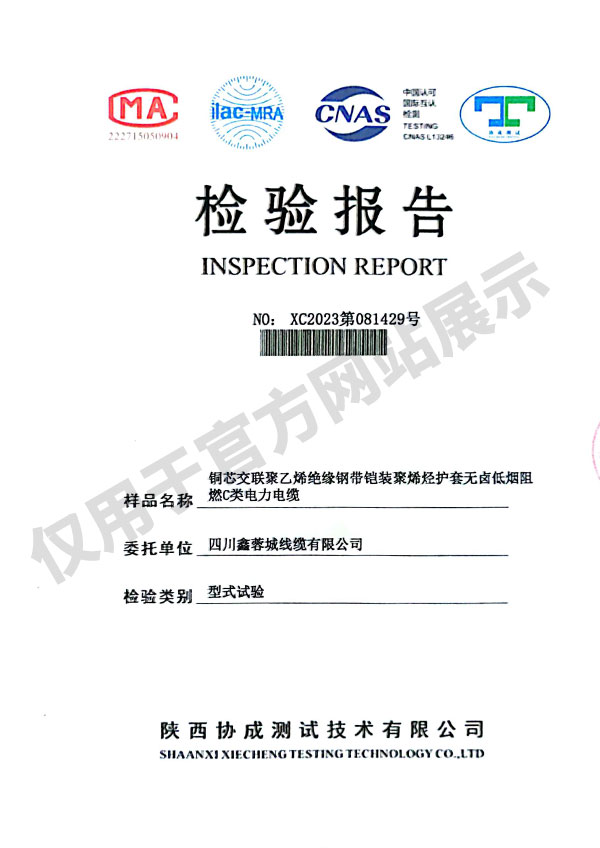 WDZC_YJY23_4X300_1X150型式試驗報告